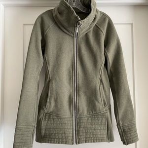 Lululemon Funnel Neck Cotton Zip-up